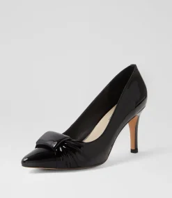 Women TOP END Dress|Heels-Bingley Black Patent Leather Pump Heels