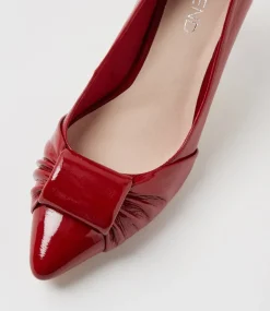 Women TOP END Dress|Heels-Bingley Dark Red Patent Leather Pump Heels