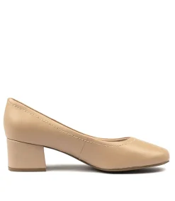 Women SUPERSOFT Comfort|Heels-BLYTHE NUDE LEATHER