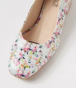 Women SUPERSOFT Comfort|Heels-Blythe2 White Meadow Leather Heels
