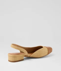 Women I LOVE BILLY Heels|Flats-Bonsoon Tan Natural Synthetic Raffia Heels