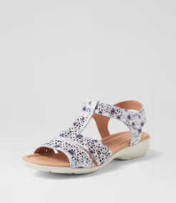 Women SUPERSOFT Comfort|Flats-Boom Purple Melody Leather Sandals
