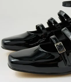 Women I LOVE BILLY Heels|Flats-Bosine Black Patent Pu Heels