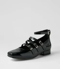 Women I LOVE BILLY Heels|Flats-Bosine Black Patent Pu Heels