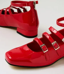 Women I LOVE BILLY Heels|Flats-Bosine Dark Red Patent Pu Heels