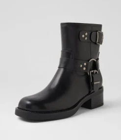 Women I LOVE BILLY Boots-Bossol Black Ankle Boots