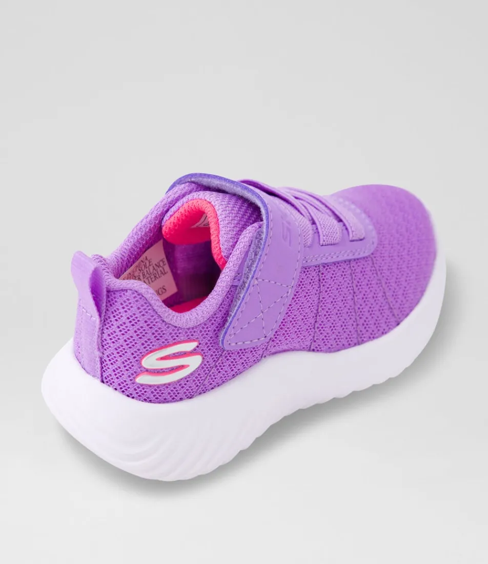 SKECHERS Sport School Shoes-Bounder Toddler Lavender Sneakers