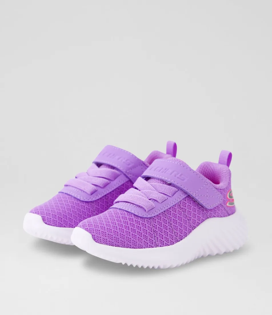 SKECHERS Sport School Shoes-Bounder Toddler Lavender Sneakers