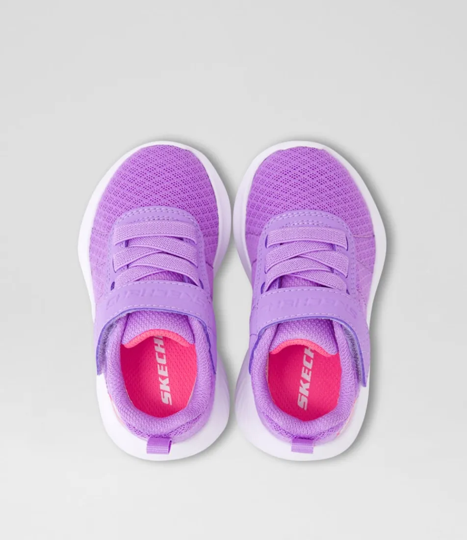 SKECHERS Sport School Shoes-Bounder Toddler Lavender Sneakers