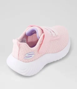 SKECHERS Sport School Shoes-Bounder Toddler Pink Sneakers
