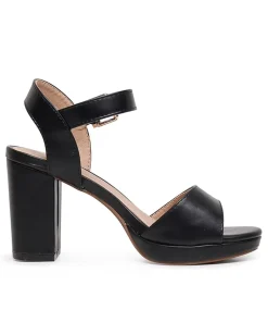 Women I LOVE BILLY Sandals|Heels-BOUNTYS BLACK SMOOTH
