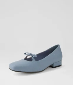 Women I LOVE BILLY Heels|Flats-Bowtala Denim Rose Emboss Heels