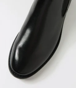 COLORADO Boots|Casuals-Braga Black Leather Chelsea Boots