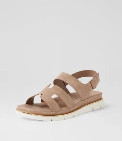 Women I LOVE BILLY Flats|Sandals-Breezin Light Taupe Sandals