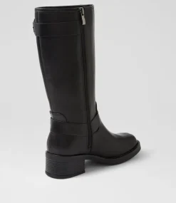 Women I LOVE BILLY Boots-Brenson Black Knee High Boots