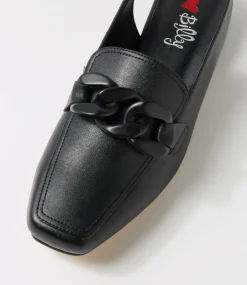 Women I LOVE BILLY Loafers|Heels-Brentel Black Heels