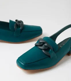 Women I LOVE BILLY Loafers|Heels-Brentel Ocean Forest Heels