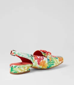 Women I LOVE BILLY Loafers|Heels-Brentel White Tulip Patent Pu Heels