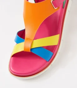 Women I LOVE BILLY Flats|Sandals-Brenzel Bright Multi Sandals