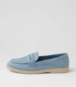Women I LOVE BILLY Flats-Brightside Denim Microsuede Flat Shoes