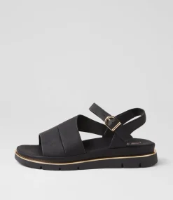 Women I LOVE BILLY Flats|Sandals-Brince Black Sandals