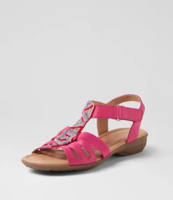 Women SUPERSOFT Comfort|Flats-Brownyn Fuchsia Multi Sandals