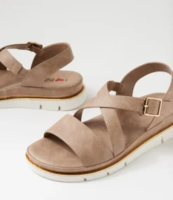 Women I LOVE BILLY Flats|Sandals-Buggin Light Taupe Sandals
