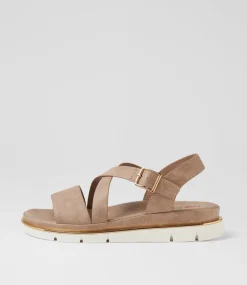 Women I LOVE BILLY Flats|Sandals-Buggin Light Taupe Sandals