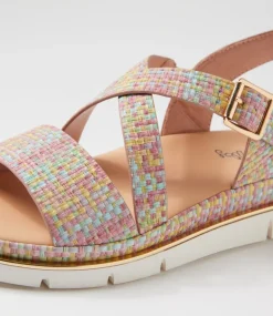 Women I LOVE BILLY Flats|Sandals-Buggin Pretty Hatch Sandals