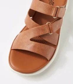 Women I LOVE BILLY Flats|Sandals-Buller Tan Sandals