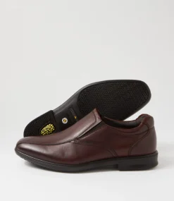 COLORADO Dress Shoes-C Pete Chestnut Leather Loafers