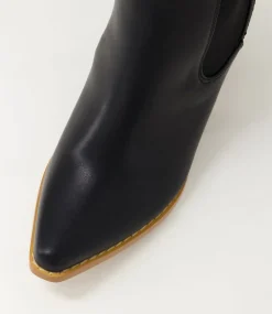 Women I LOVE BILLY Boots-Cahoots Black Ankle Boots