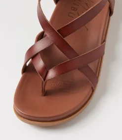 Women BLOWFISH Flats|Sandals-Camden Henna Sandals