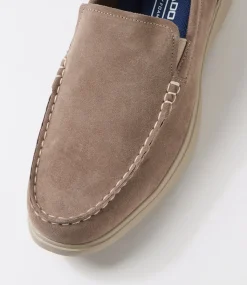 COLORADO Casuals-Capri Grey Suede Flat Shoes