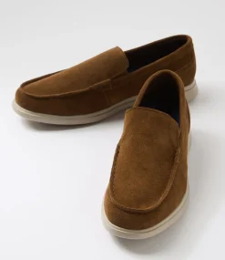 COLORADO Casuals-Capri Mid Brown Suede Flat Shoes
