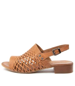 Women DIANA FERRARI Heels|Flats-CAPRIS DF TAN LEATHER