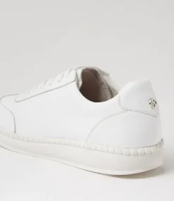 Women SUPERSOFT Sneakers-Caras White Leather Sneakers