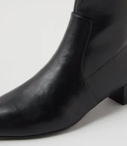 Women DIANA FERRARI Boots-Cared Black Stretch Ankle Boots