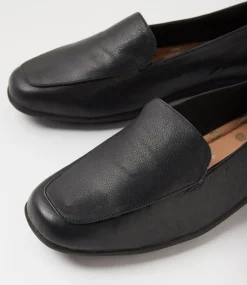 Women SUPERSOFT Comfort|Loafers-Carlisse Black Leather Loafers