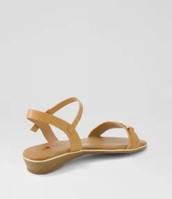 Women I LOVE BILLY Wedges|Flats-Carro Caramel Sandals