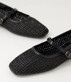 Women I LOVE BILLY Flats-Cartin Black Flat Shoes