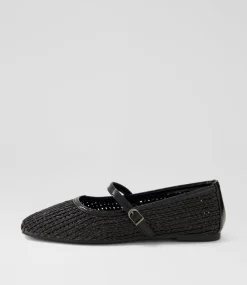 Women I LOVE BILLY Flats-Cartin Black Flat Shoes