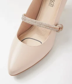 Women SUPERSOFT Dress|Comfort-Casablanca Light Nude Leather Heels