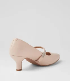 Women SUPERSOFT Dress|Comfort-Casablanca Light Nude Leather Heels