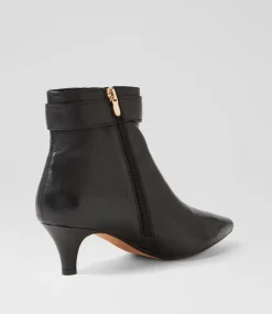 Women DIANA FERRARI Boots-CASCO DF BLACK LEATHER