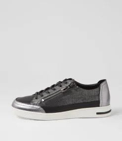 Women SUPERSOFT Comfort|Sneakers-Catorina Black Multi Sneakers