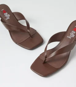 Women I LOVE BILLY Heels|Sandals-Cerson Choc Sandals