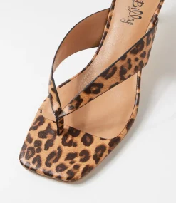 Women I LOVE BILLY Heels|Sandals-Cerson Leopard Sandals