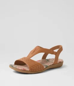 Women COLORADO Comfort|Flats-Chamise Tan Leather Sandals