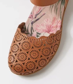 Women COLORADO Flats-Charlee Tan Leather Flat Shoes